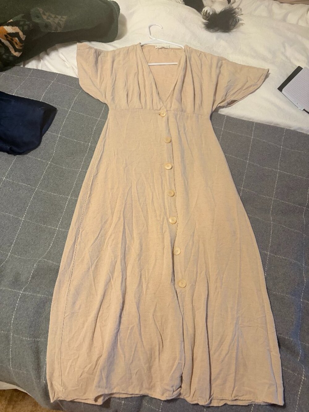 Mango buttoned summer dress